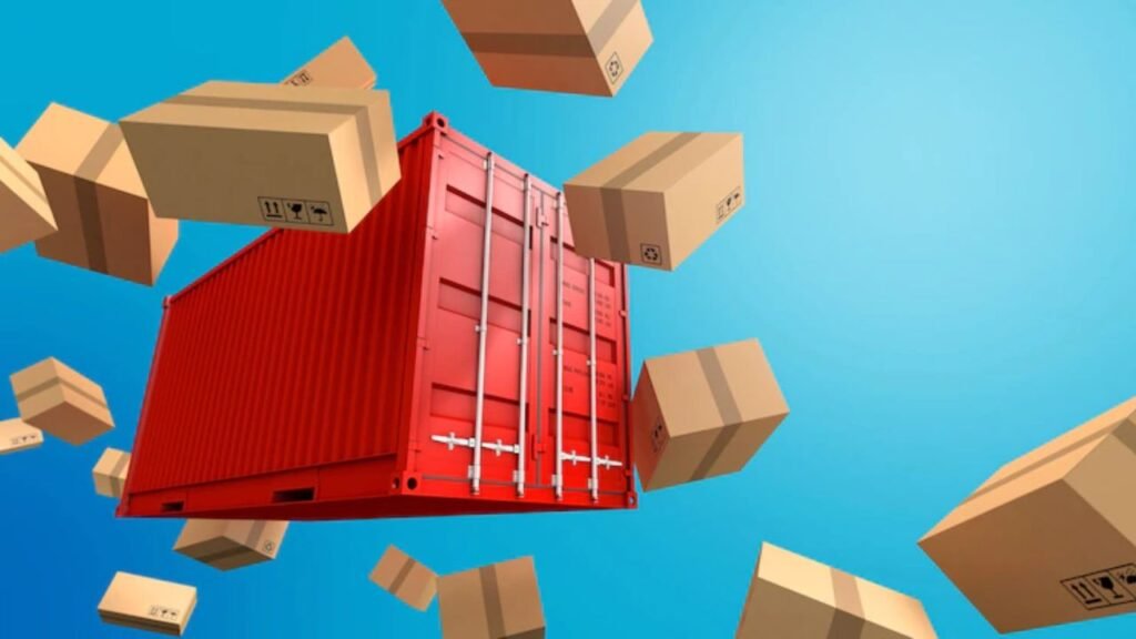 Expédition de chargement de conteneur complet combinée aux frais d'expédition par camion de la Chine vers les États-Unis Amazon FBA.