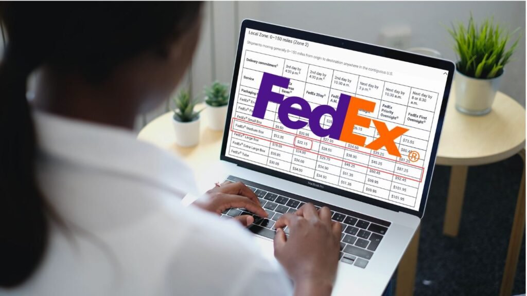2. Frais d'expédition FEDEX de la Chine vers les États-Unis