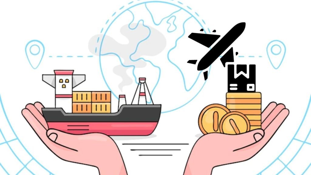 航空貨物と海上貨物のコスト