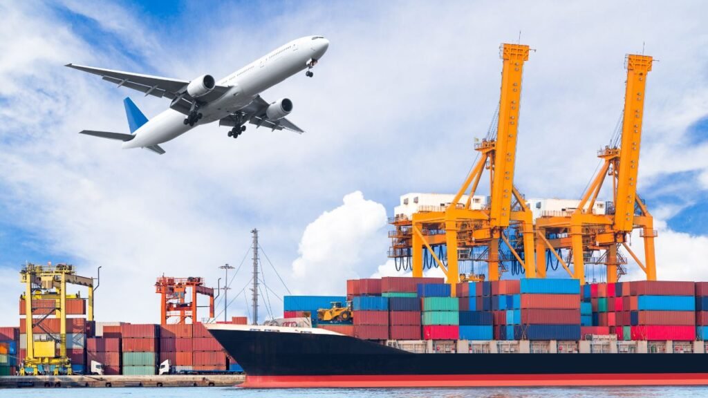 航空貨物と海上貨物の輸送時間
