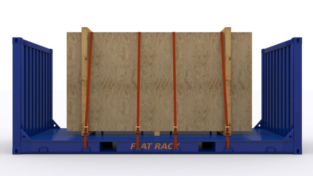 Conteneur Flat Rack de 20 pieds