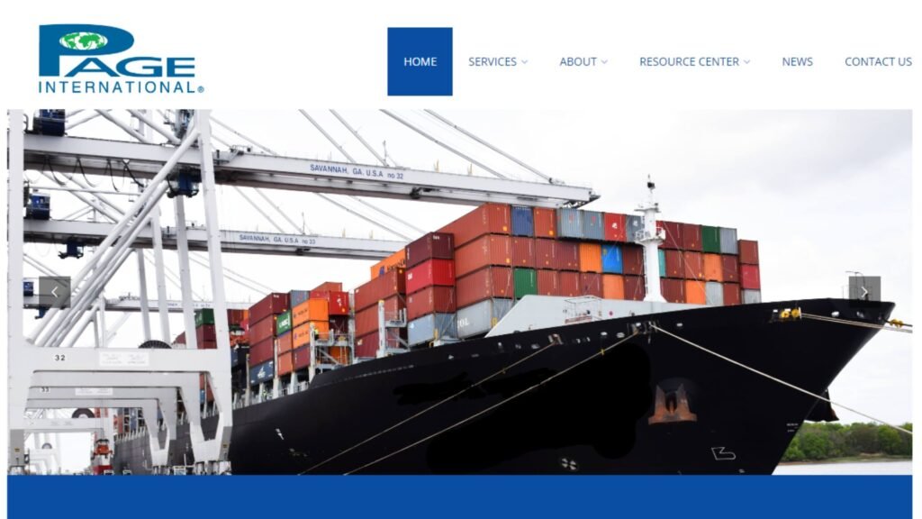 Page International Inc - شركات الشحن في جورجيا