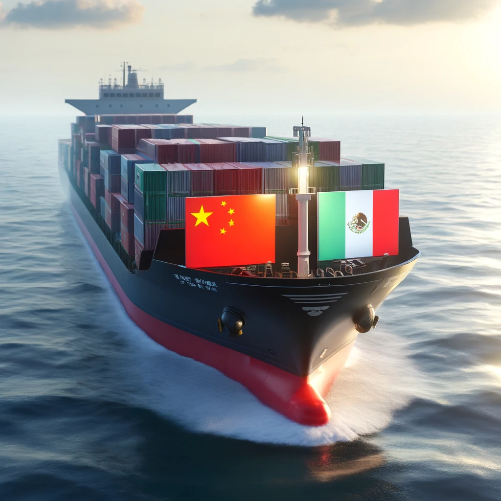 从中国到墨西哥的海运